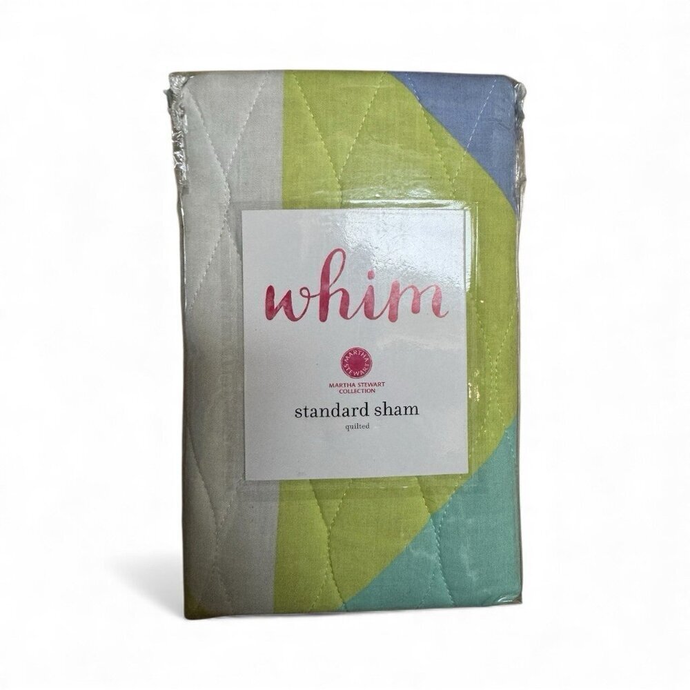 Whim Martha Stewart Standard Quilted Sham Kaleidoscope Bright
